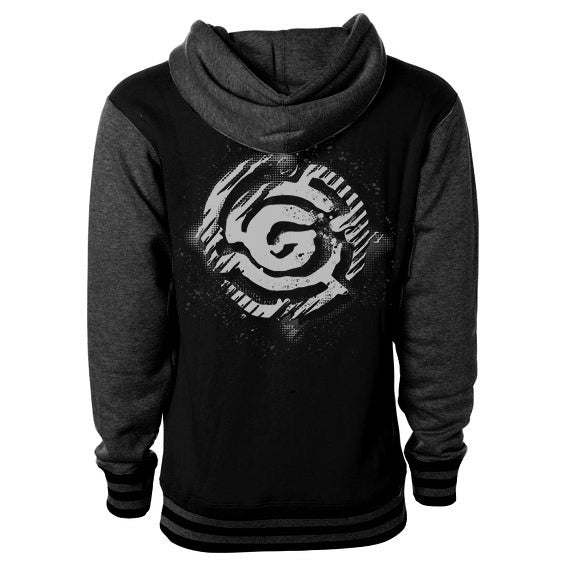 College-Zipper G-Logo (schwarz-anthrazit)