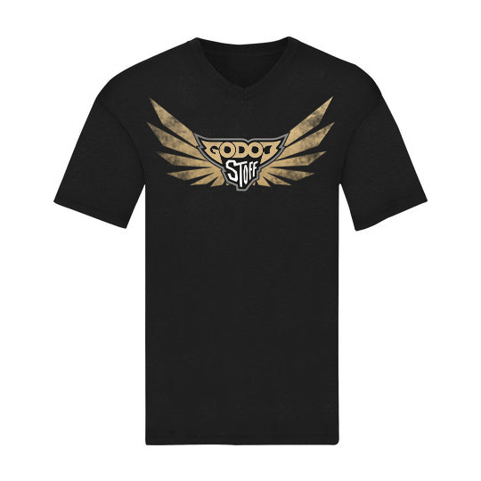 Shirt "Godoj STOFF" schwarz
