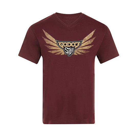 Shirt "Godoj STOFF" dunkelrot