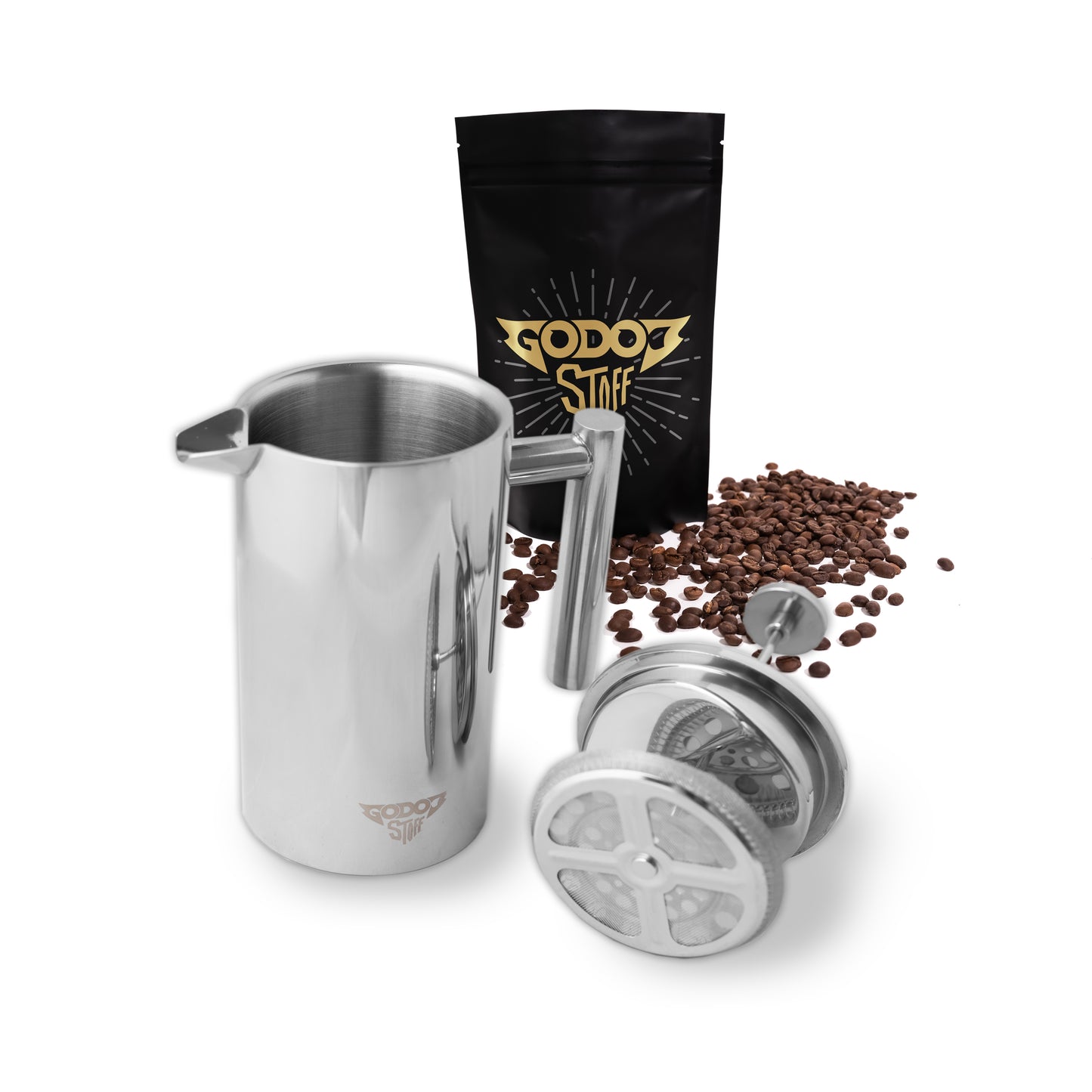 Kaffeebereiter French Press "Godoj STOFF"