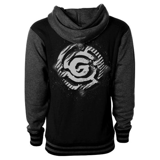 College-Zipper G-Logo (schwarz-anthrazit)