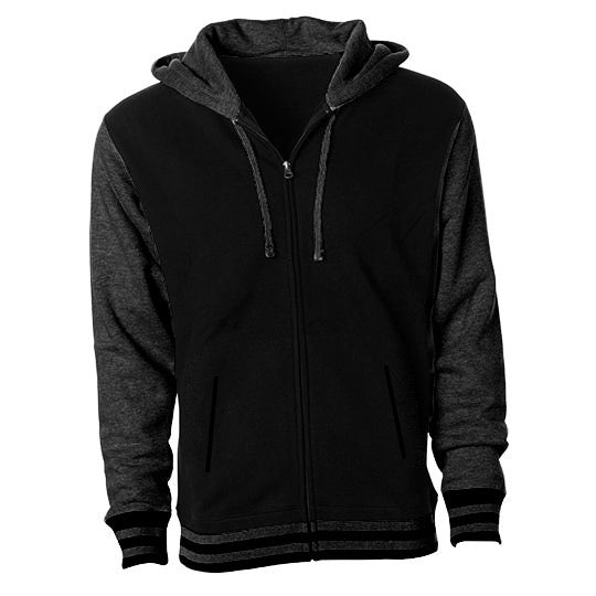 College-Zipper G-Logo (schwarz-anthrazit)