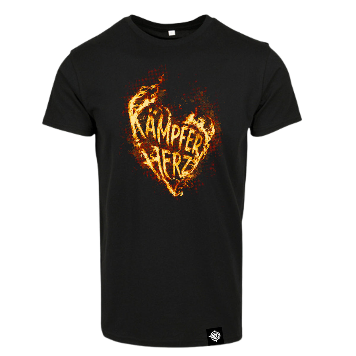 Shirt "KÄMPFERHERZ" (schwarz)