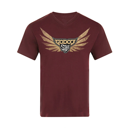 Shirt "Godoj STOFF" dunkelrot